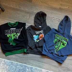 Minecraft & Pokémon Hoodies (3)